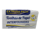 MP - TOALHA INTERFOLHA EXTRUSA CREME 20 X 20 - PT.1000FLS