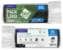 PACK LIXO BIOBAGS 030 LITROS PRETO 59X62 FD 10X30 UN