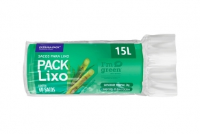 SACO DE LIXO IM GREEN 15 LITROS VERDE (39X58 CM) – FARDO COM 10 ROLOS (60 UND POR ROLO) SACO DE LIXO IM GREEN 15 LITROS VERDE (39X58 CM) – FARDO COM 10 ROLOS (60 UND POR ROLO)