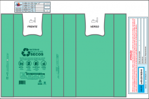 SACOLA VERDE RECICLAVEL LEI SP 50X70 BIOPLASTICA - PACOTE 3.1KG SACOLA VERDE RECICLAVEL LEI SP 50X70 BIOPLASTICA - PACOTE 3.1KG