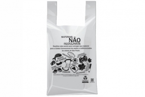 SACOLA CINZA NAO RECICLAVEL LEI SP 60X80 BIOPLASTICA - PACOTE 3.1KG SACOLA CINZA NAO RECICLAVEL LEI SP 60X80 BIOPLASTICA - PACOTE 3.1KG
