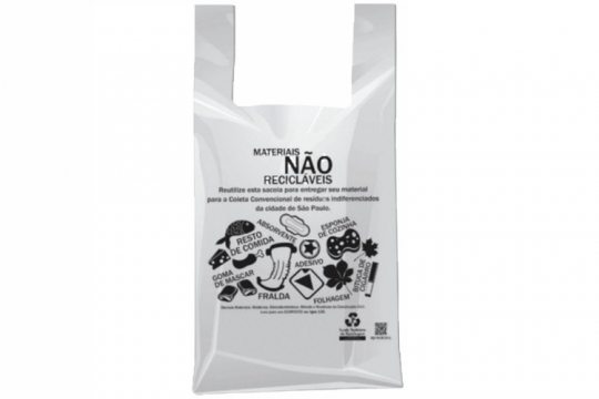 RMPK - SACOLA ABNT-1 CINZA 60 X 80 - PT.160UN