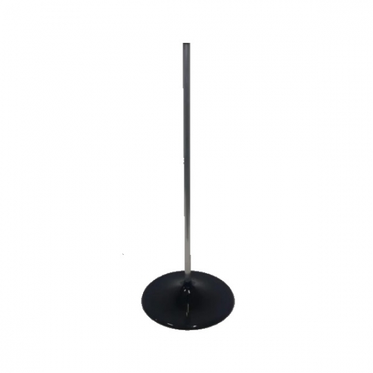 EXPK - BASE PEDESTAL PRETA COM HASTE 1M EM ALUMINIO - UN